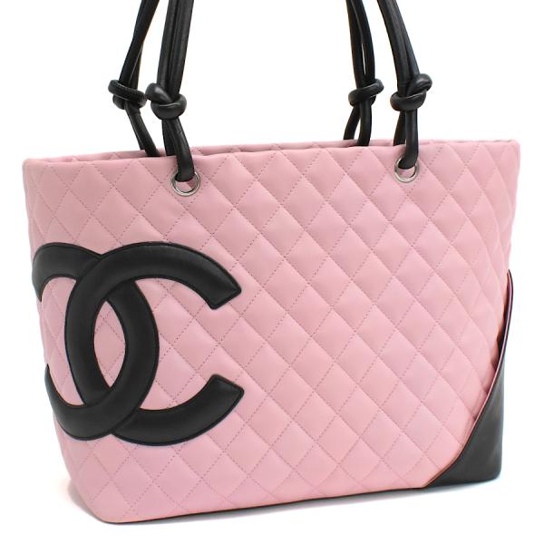 CAMBON シャネル カンボンライン ラージ トートバッグ ショルダー