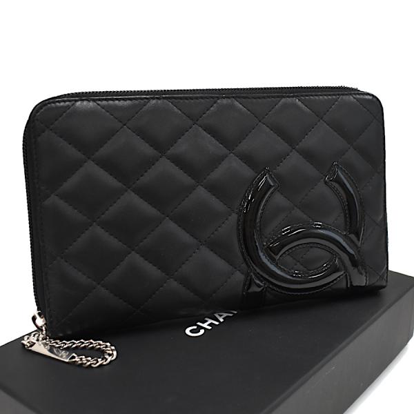 CHANELカンボンライン長財布 楽天市場】【未使用品】 シャネル 長財布 フラップロングウォレット