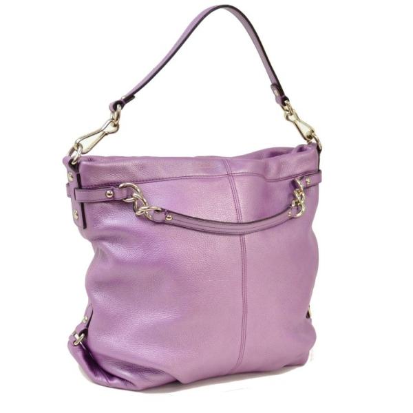 コーチ ショルダーバッグ レザー メタリック パープル F Coach Best Bathrooms Com Au