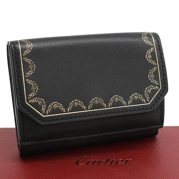 【カルティエ】ガーランド ミニウォレット 三つ折り財布 GUIRLANDE DE CARTIER カルティエ ガーランドドゥカルティエ 三つ折り