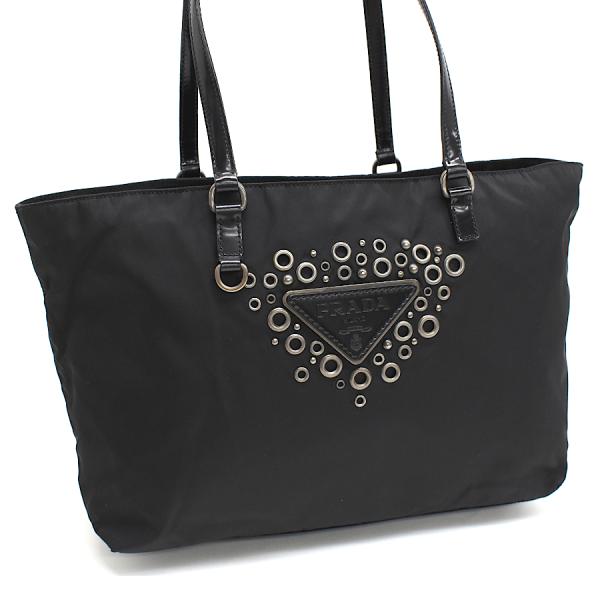 PRADA（プラダ） トートバッグ BR3175 ナイロン ブラック シルバー金具