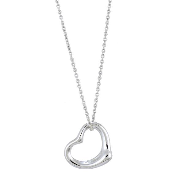 Elsa Peretti 新品同様 ティファニー オープンハート ペンダント  