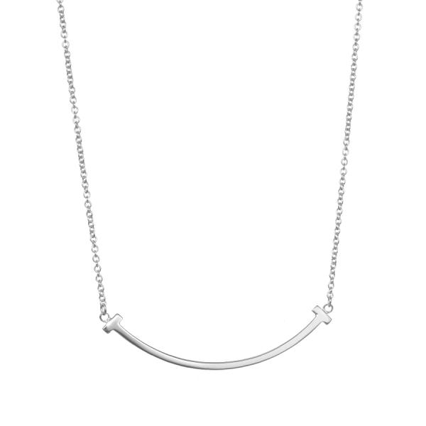 Tiffany T 新品同様 ティファニー Tスマイル スモール ペンダント