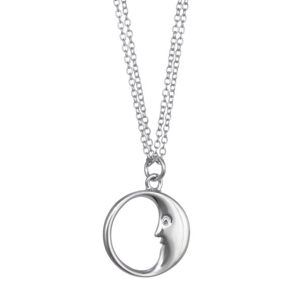 ティファニー TIFFANY&CO マンインザムーン ネックレス SV925 TIFFANY&Co.（ティファニー） 新品同様 マンインザムーン ペンダント