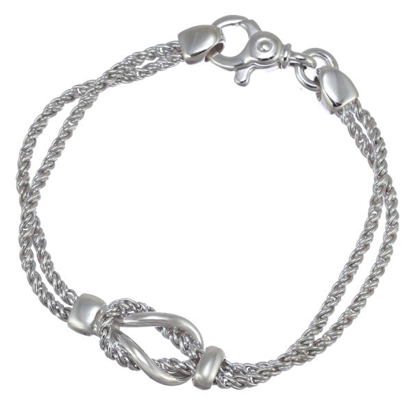 TIFFANY&Co.（ティファニー） 新品同様 ダブルロープ センターノット