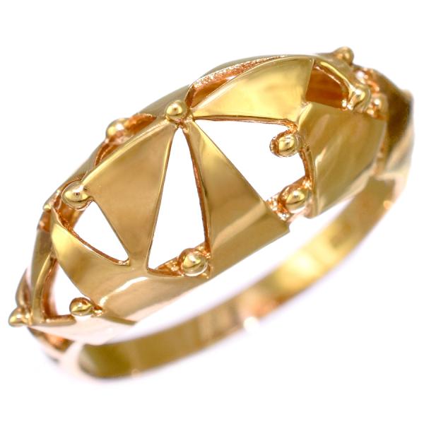 新品同様 ジュエリーマキ リング 指輪 K18イエローゴールド 11.5号