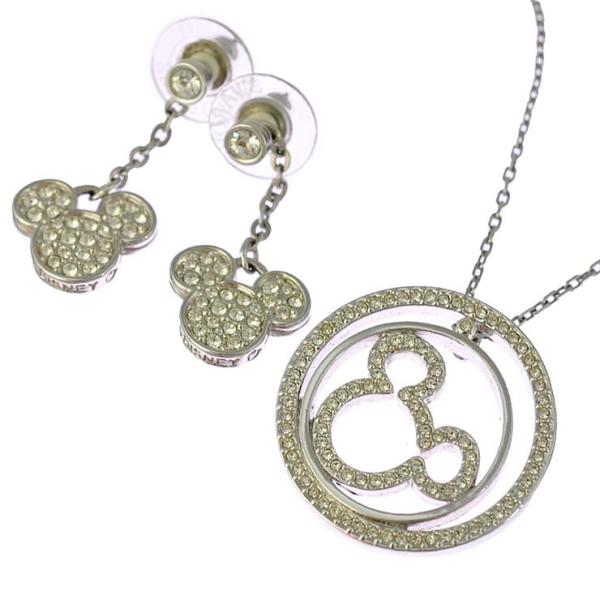 スワロフスキー ピアス&ペンダントセット SWAROVSKI ディズニーコラボ 