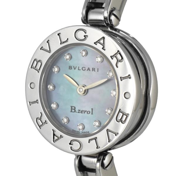BVLGARI（ブルガリ） 時計 B-zero1 12Pダイヤ BZ22S ブルーシェル文字