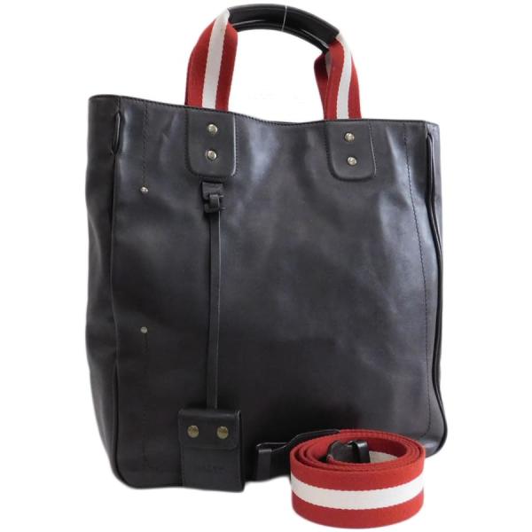 Bally バリー 2wayバッグ ブラウン系 レザー メンズ 斜め掛け A4サイズ