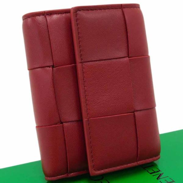 BOTTEGA VENETA（ボッテガ・ヴェネタ） 未使用品 財布 651372 レッド系