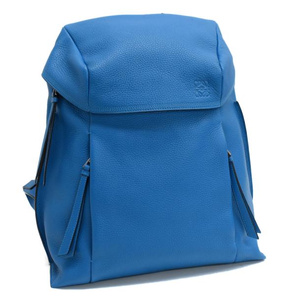 LOEWE 青 ナイロン レザー リュック LOEWE（ロエベ） Tバックパックスモール バックパック リュックサック