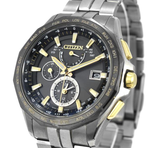 シチズン アテッサ H820-T020135 ソーラー電波 CITIZEN 【CITIZEN】シチズン アテッサ H820-T020135 デイデイト