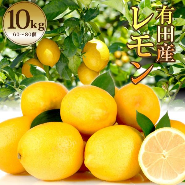 【商品】フルーツの国、有田産レモン【内容】10.0kg入【賞味期限】生ものですので、お早目にお召し上がりください。【保存方法】冷暗所【原材料】レモン【産地】有田産【品質管理】当店では品質管理に万全を期すため人手をかけ レモンを１つ１つ箱詰め...