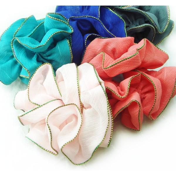 シュシュ 煌めきシンプルシュシュ ヘアアクセサリー ヘアーアクセ まとめ髪 二次会 パーティー ピンク オレンジ 緑 グリーン ネイビー ブルー 青 紺 灰色 105 109 50 H メロウストア 通販 Yahoo ショッピング