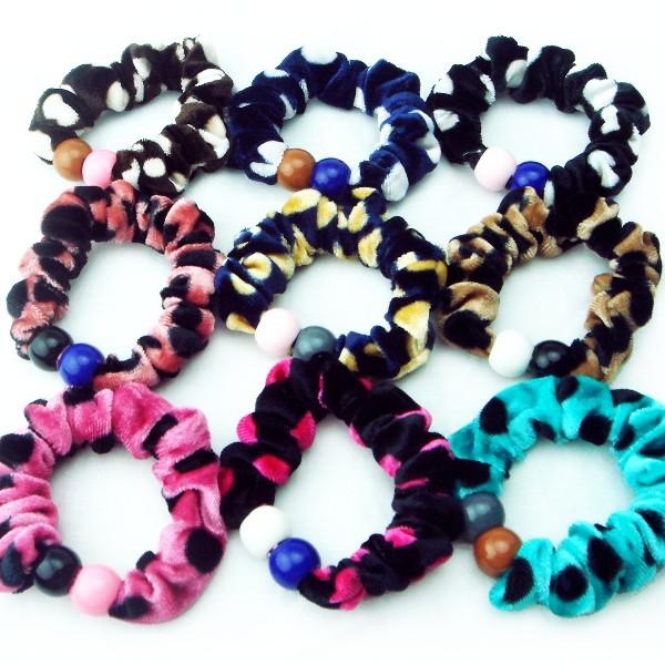 シュシュ ドット柄ベロア調ミニシュシュ まとめ髪 ピンク ミント グリーン 緑 紺色 ネイビー 青 ブルー 茶色 ブラウン ベージュ 5 D メロウストア 通販 Yahoo ショッピング