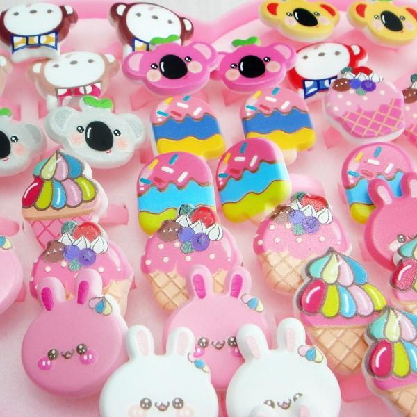 リング キッズ向けキャラクターリング アクセサリー 指輪 ウサギ リング キッズ向けキャラクターリング アクセサリー 指輪 ウサギ