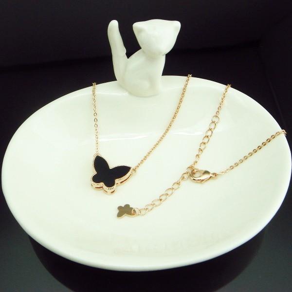 ネックレス ブラックバタフライネックレス アクセサリー レディース 蝶々 ちょうちょ ブラック 黒 金色 ゴールド 誕生日 プレゼント ギフト P294 294 126 H メロウストア 通販 Yahoo ショッピング