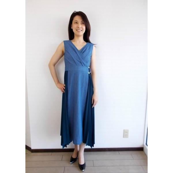 Diagram グレースコンチネンタルダイアグラムのデニムサイドプリーツワンピース Buyee Buyee Japanese Proxy Service Buy From Japan Bot Online