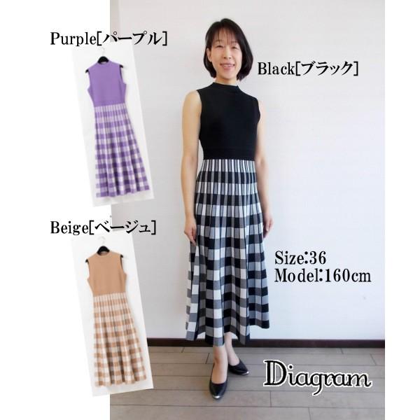 Diagram グレースコンチネンタルダイアグラムのチェックニットワンピース メロウザショップヤフー店 通販 Yahoo ショッピング