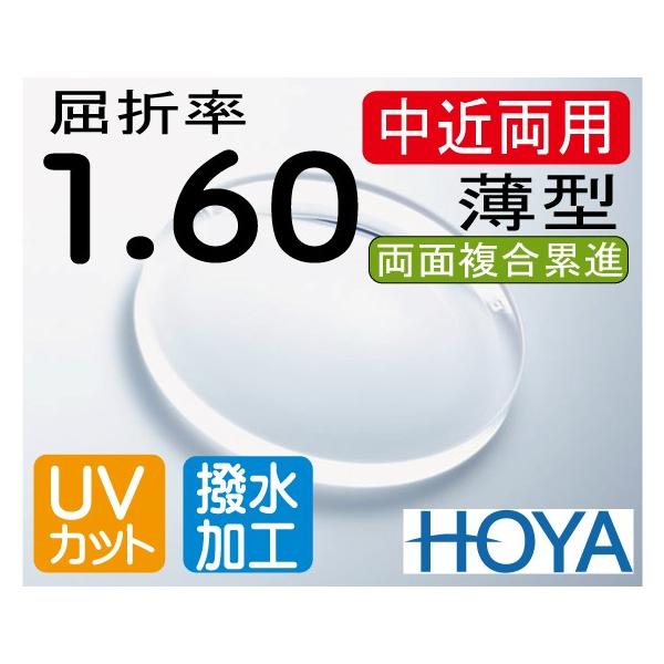 HOYA 薄型中近両用レンズ 違和感が少なく自然 テレビが見える老眼鏡