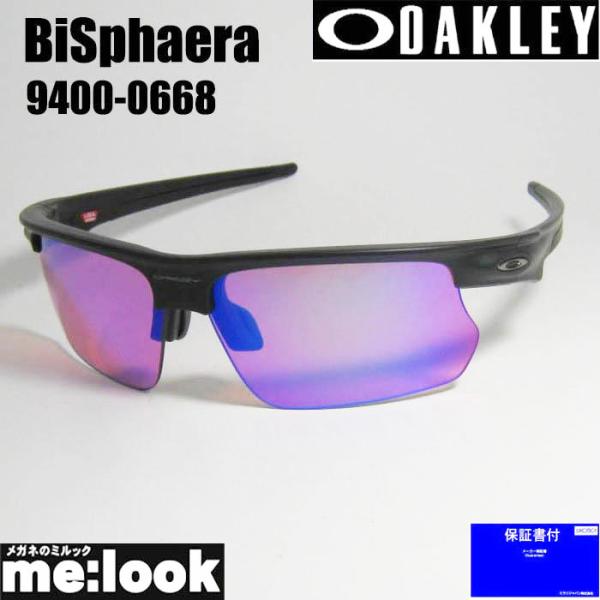 OAKLEY オークリー サングラス  BiSphaera　バイスフィエラ  OO9400-0668  009400-0668  マットブラック OAKLEY（オークリー） OO9400-0668 BiSphaera バイスフィエラ