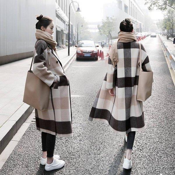 チェックコート ロングコート チェスター コート アウター ジャケット レディース 秋 冬 10代 代 30代 40代 チェック柄 かわいい おしゃれ 個性的 Yss メルストア 通販 Yahoo ショッピング