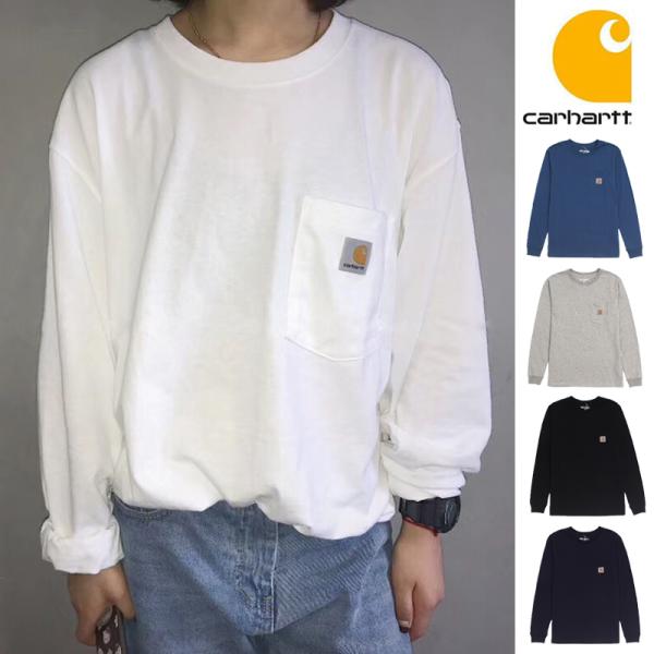 Carhartt カーハート ロンt 長袖tシャツ メンズ ドロップショルダー 大きいサイズ Tシャツ ポケt ポケットtシャツ ロゴt Buyee Servis Zakupok Tretim Licom Buyee Pokupajte Iz Yaponii