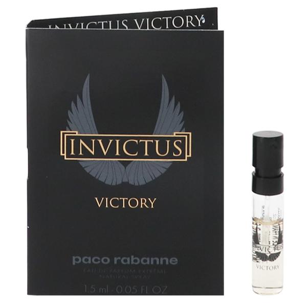 並行輸入品 パコラバンヌ 香水 メンズ インビクタス ヴィクトリー チューブサンプル EDP・SP 1 5ml プレゼント 贈り物 ギフト INVICTUS VICTORY PACO RABANNE