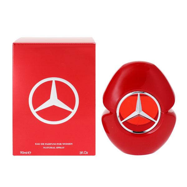 並行輸入品 （在庫限り） 香水 レディース メルセデス ベンツ フォーウーマン イン レッド EDP・SP 90ml プレゼント 贈り物 ギフト MERCEDES BENZ 爆買