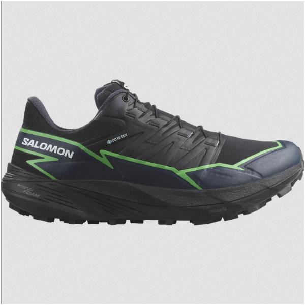 サロモン サンダークロス ゴアテックス 27.0cm ブラック×Gゲッコー #L47279000 THUNDERCROSS GORE-TEX SALOMON