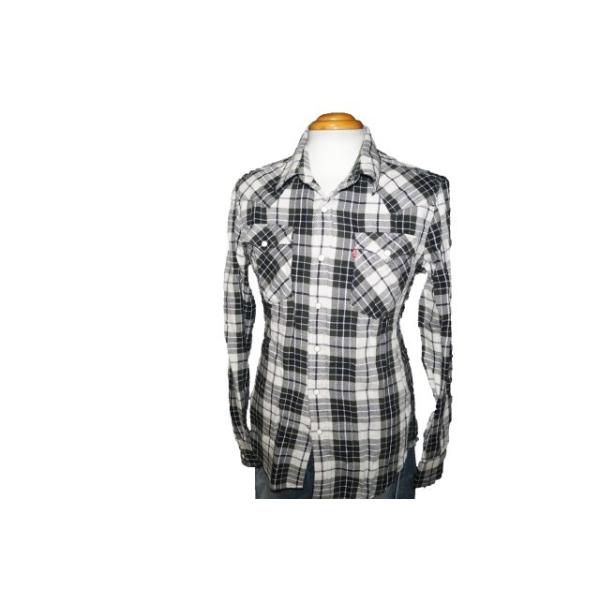 リーバイス Levis ウエスタンシャツ 白黒 チェック メンズ 長袖シャツ ネルシャツ 秋物 冬物 Buyee Buyee Japanese Proxy Service Buy From Japan Bot Online