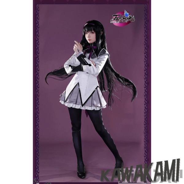 ICOS 魔法少女まどか☆マギカ コスプレ 暁美 ほむら 衣装 : MEMU