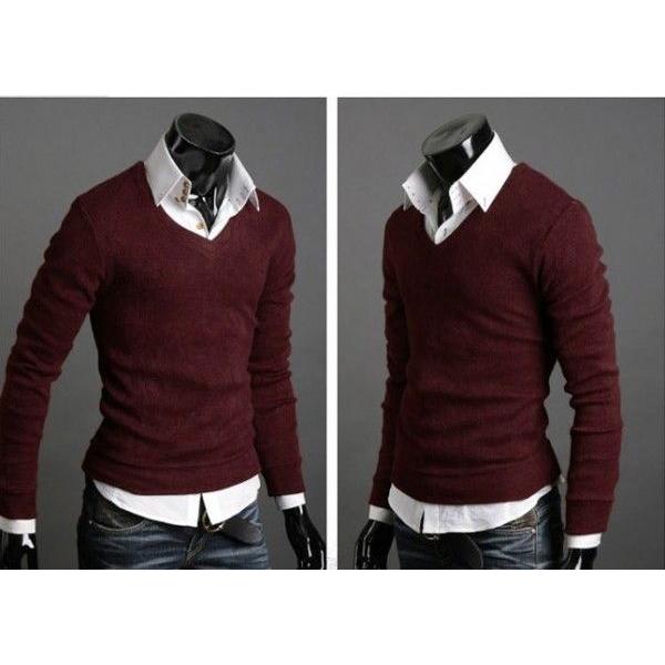 Vネックニットセーター メンズ オフィス 仕事用 ビジネス シンプル 無地 定番 Men S Code Buyee Buyee 日本の通販商品 オークションの代理入札 代理購入