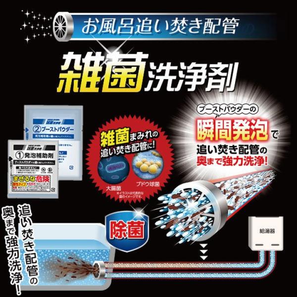 お風呂追い焚き配管の雑菌洗浄剤 お風呂 浴室 配管汚れ 除去