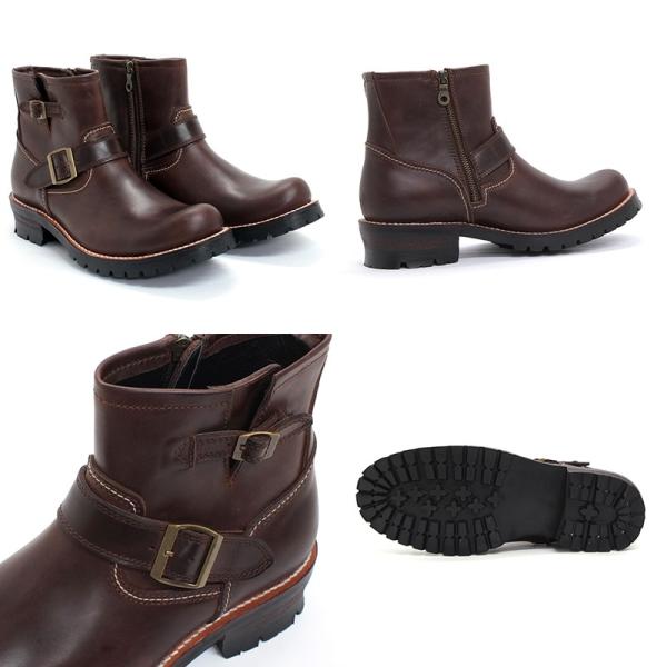 ショートエンジニアブーツ サイドジップ 本革 グッドイヤーウェルト製法 メンズ 靴 シューズ ブーツ Buyee Buyee Japanese Proxy Service Buy From Japan Bot Online