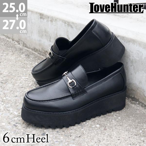 LOVEHUNTER（ラブハンター） ローファー メンズ カジュアル 厚底 6cm