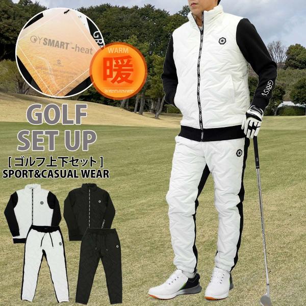 ゴルフ 中綿上下セットアップ メンズ ゴルフウェア GIORNO SEVEN