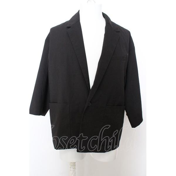 HARE / ワイド1Bテーラードジャケット M ブラック O-23-10-13