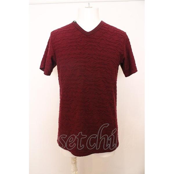 BUFFALO BOBS / GRAIN(グレイン)ウェーブタックVネックTシャツ O-23-11-11-010-BU-ts-YM-ZT043