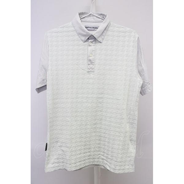 BUFFALO BOBS / FAIRWAY POLOSHIRT(フェアウェイ ポロシャツ)クールマックスTシャツ 1-2 ライトグレー T-24-04-23-016-BU-ts-YM-ZT199