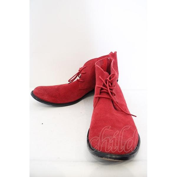 BUFFALO BOBS / チャッカブーツ 43（約27cm) レッド O-24-03-19-076-BU-za-YM-ZT-S004