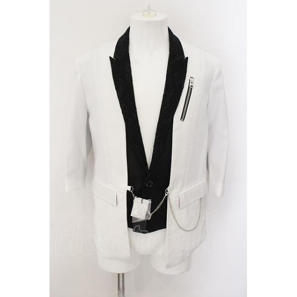 CIVARIZE / レース切り替えラペルフェイクレイヤードチェーン 