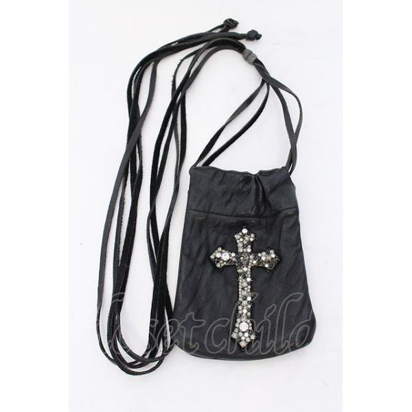 IFSIXWASNINE / POUCH CROSS ポーチ（14x10） ブラック O-25-02-13-027