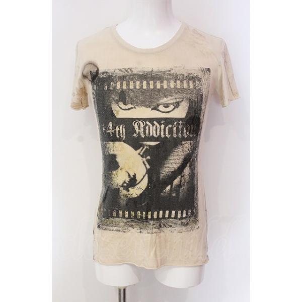 14th Addiction / Tシャツ 1 アイボリー O-25-05-18-004-14-ts-YM