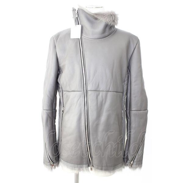 NO ID. BLACK ジャケット.トスカーナムートンハイカラーBLZ