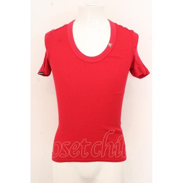 BUFFALO BOBS Tシャツ.ビッグバインダーテレコ /レッド/2 O-23-08-19-031-BU-ts-YM-ZT160