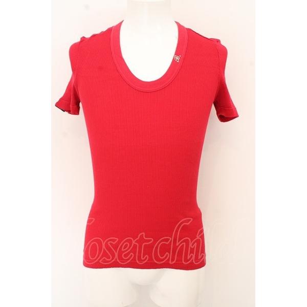 BUFFALO BOBS Tシャツ.ビッグバインダーテレコ /レッド/2 O-23-08-19-034-BU-ts-YM-ZT160