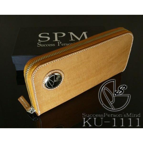 財布 メンズ 長財布 本革 レザー バッファロレザー ラウンドファスナー