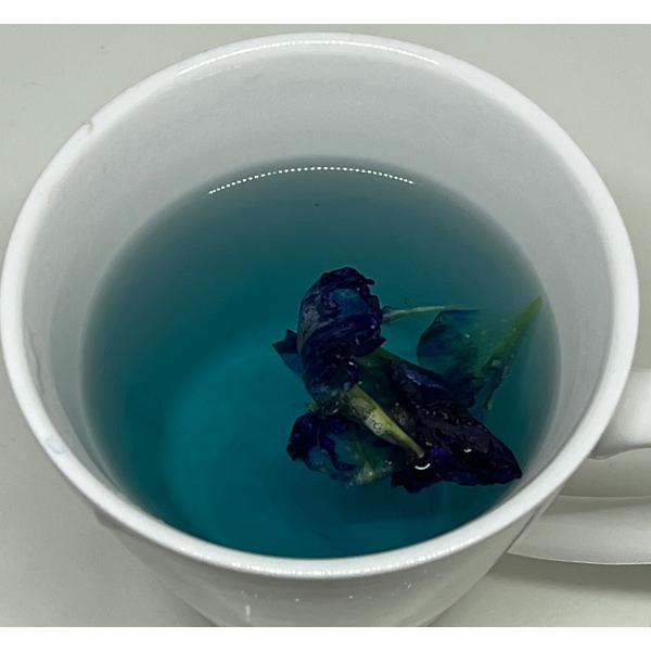 乾燥のバタフライピー約５ｇ見た目が蝶のように綺麗で色鮮やかな（お花）バタフライピーですが、実は凄いパワーのあるハーブ（お花）なんです。《他の商品との 同梱 不可 商品です！》