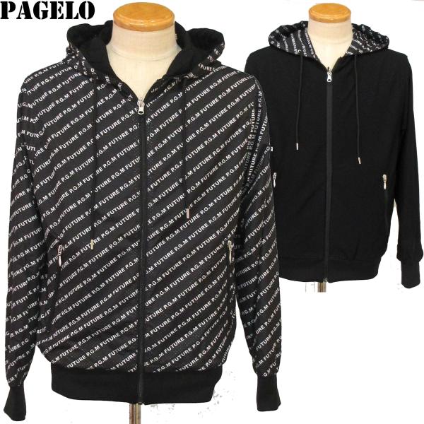 ANGELO パジェロ リバーシブルパーカー 黒L・LL 11-3103-06